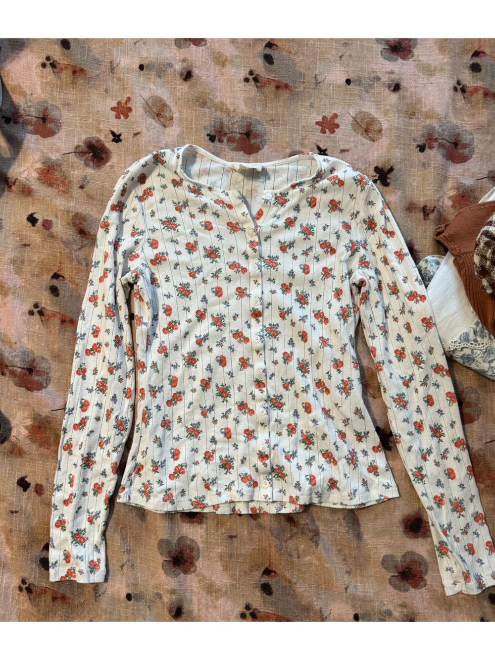 Sezane Lenie T-shirt Lipari Print - Size S